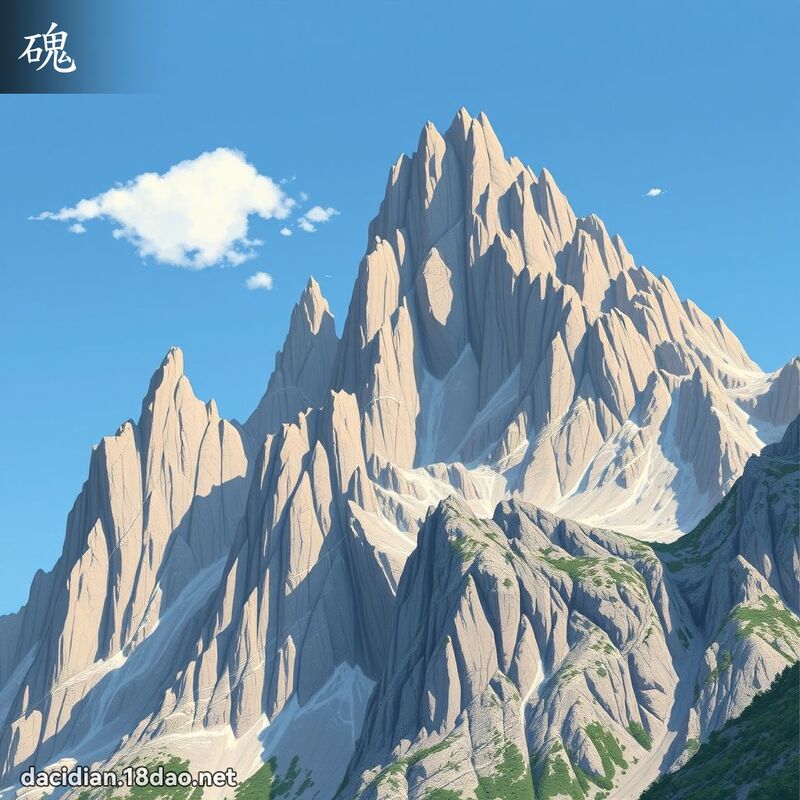 磈 - 國語大辭典配圖