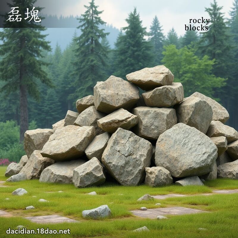 磊块 - 国语大辞典配图