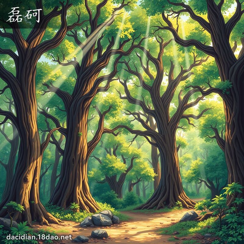 磊砢 - 國語大辭典配圖