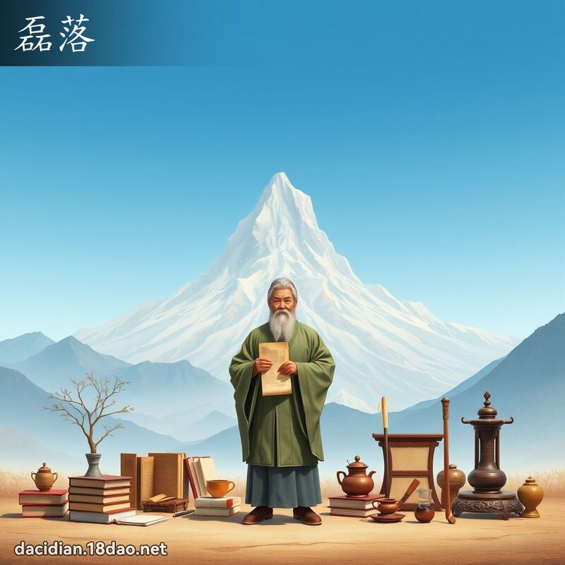 磊落 - 国语大辞典配图