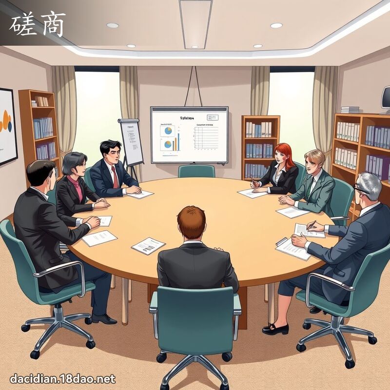 磋商 - 国语大辞典配图