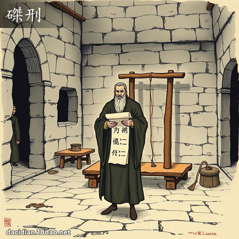 磔刑 - 國語大辭典配圖