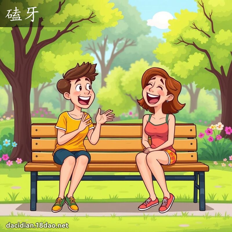 磕牙 - 国语大辞典配图