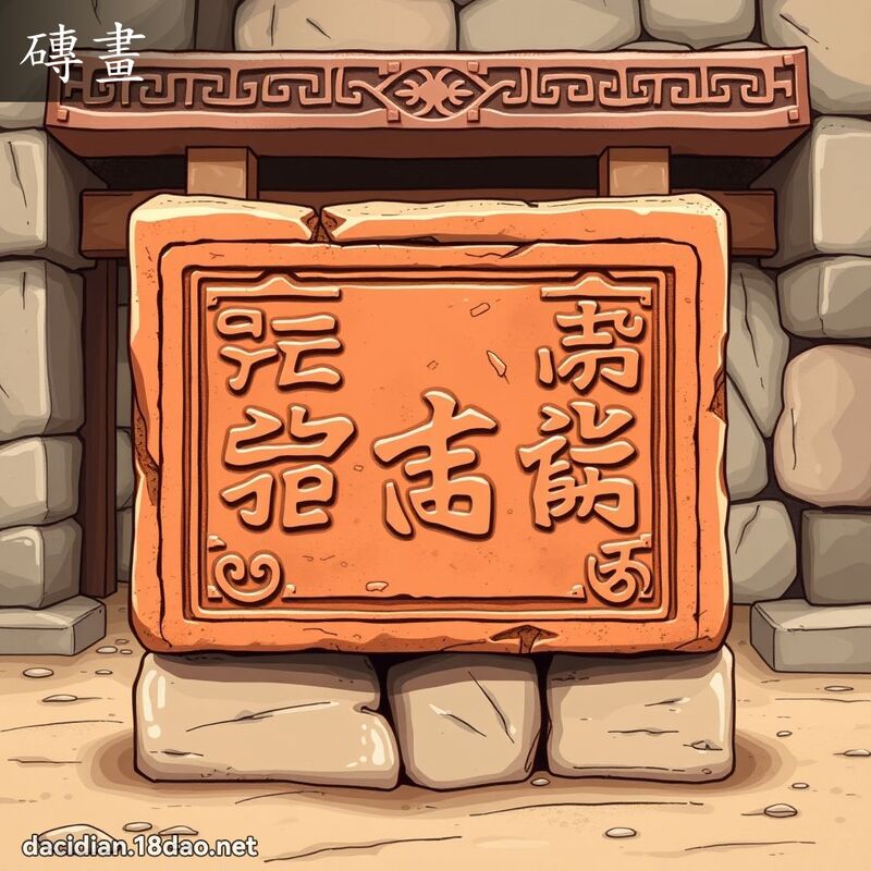 砖画 - 国语大辞典配图