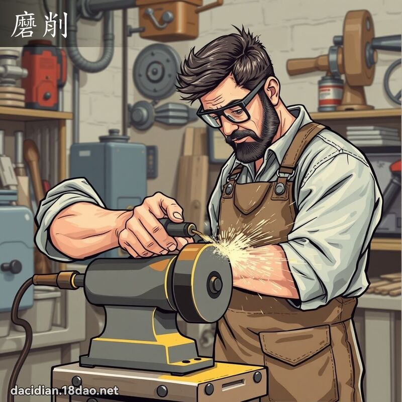 磨削 - 國語大辭典配圖
