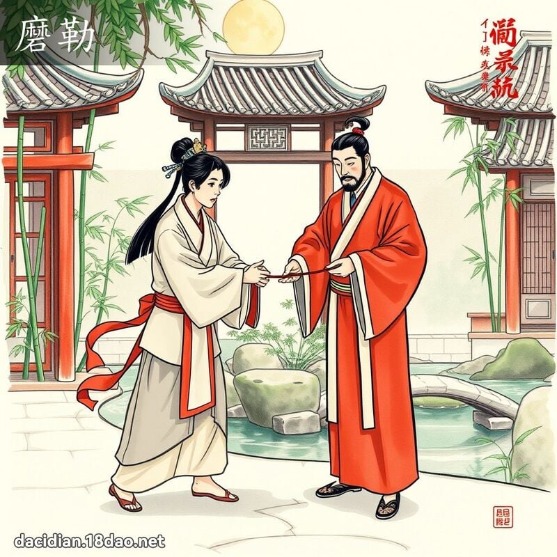 磨勒 - 國語大辭典配圖