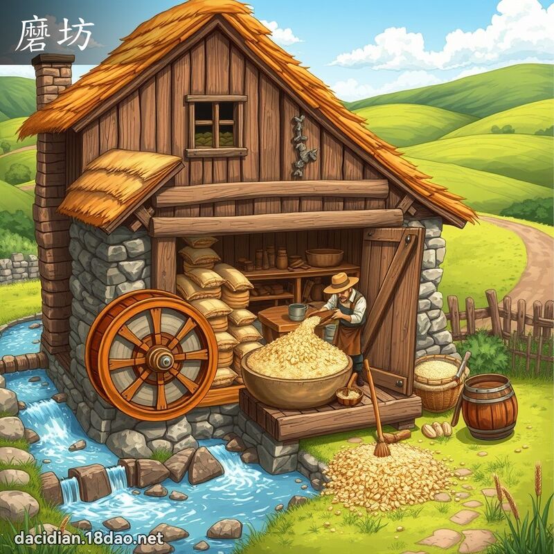 磨坊 - 國語大辭典配圖