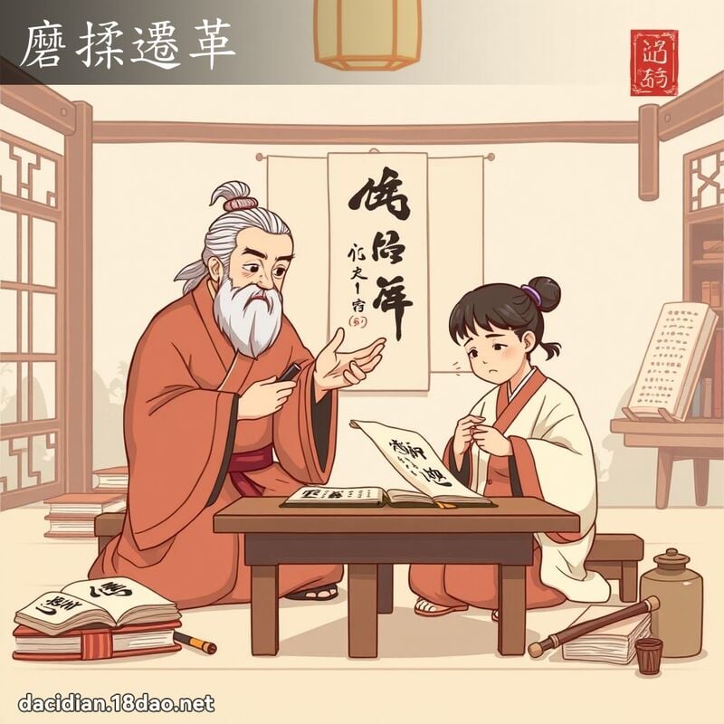 磨揉遷革 - 國語大辭典配圖
