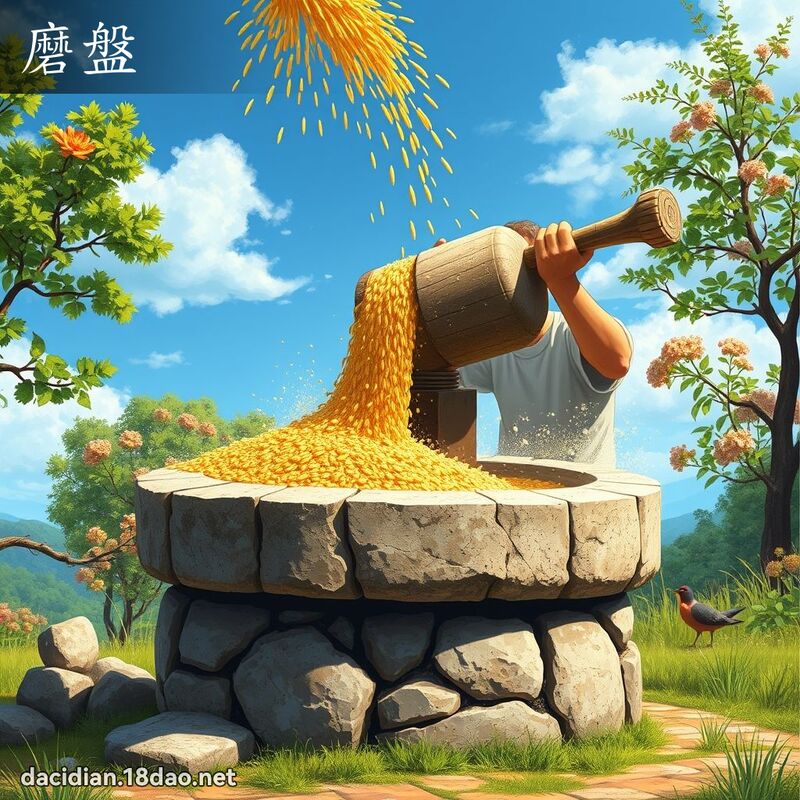 磨盤 - 國語大辭典配圖