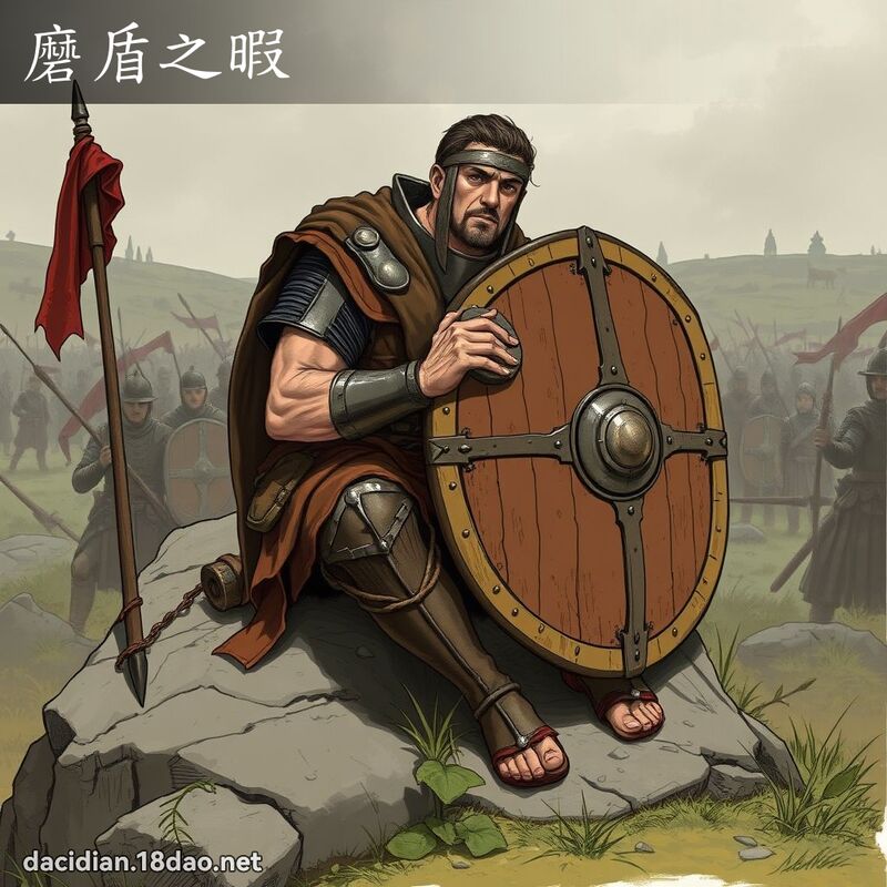 磨盾之暇 - 國語大辭典配圖