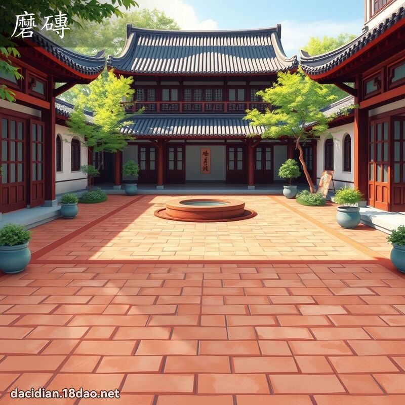 磨磚 - 國語大辭典配圖