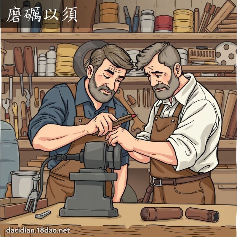 磨礪以須 - 國語大辭典配圖