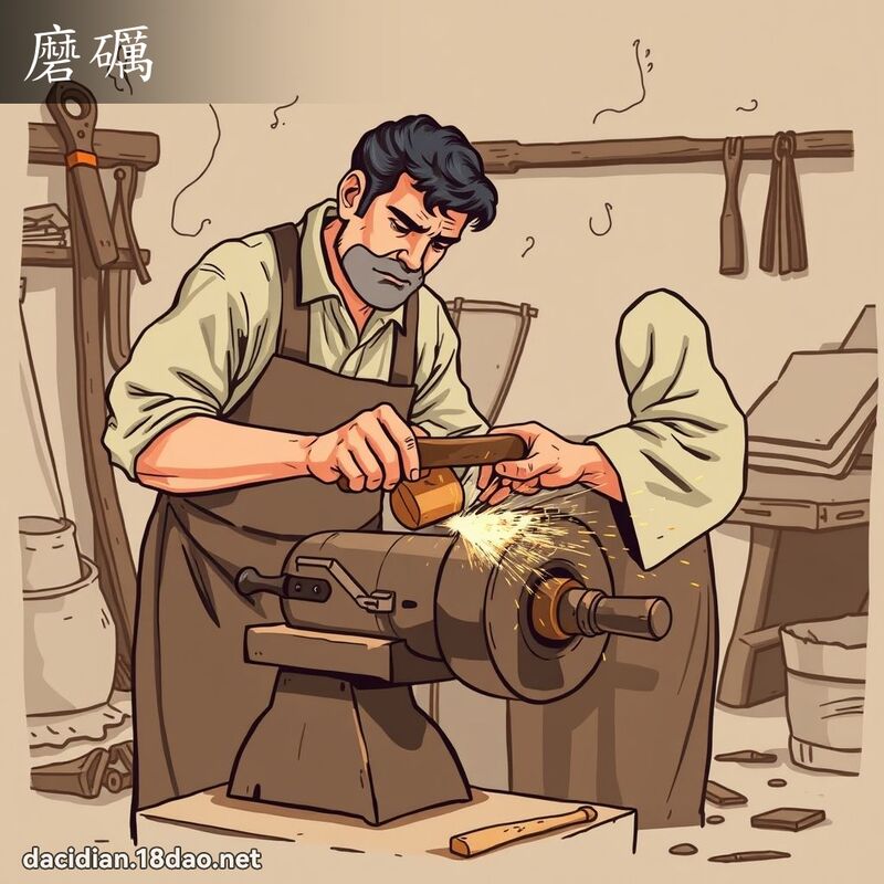磨礪 - 國語大辭典配圖