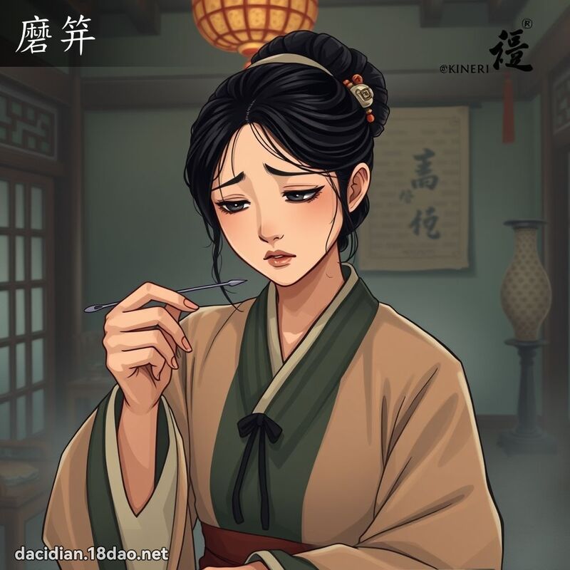 磨笄 - 國語大辭典配圖