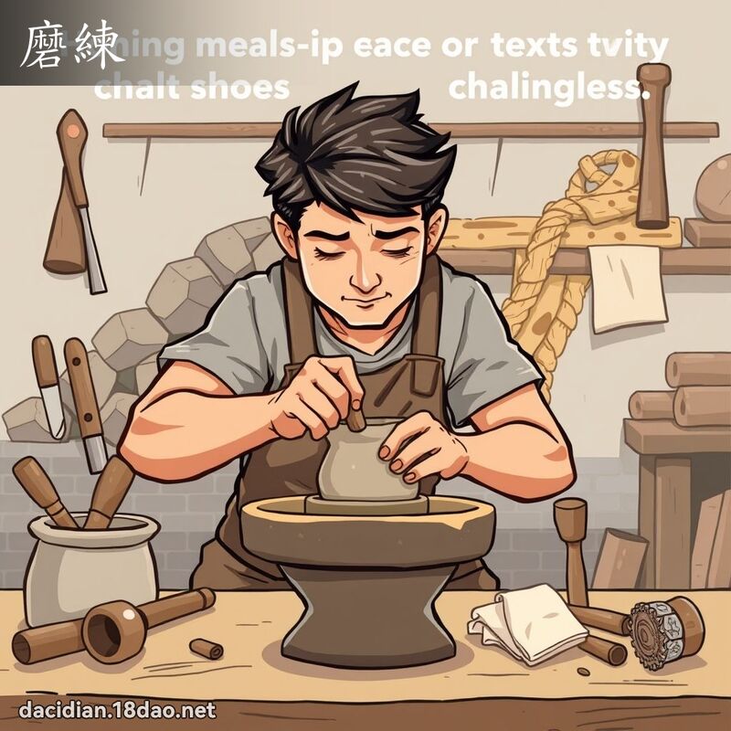 磨練 - 國語大辭典配圖