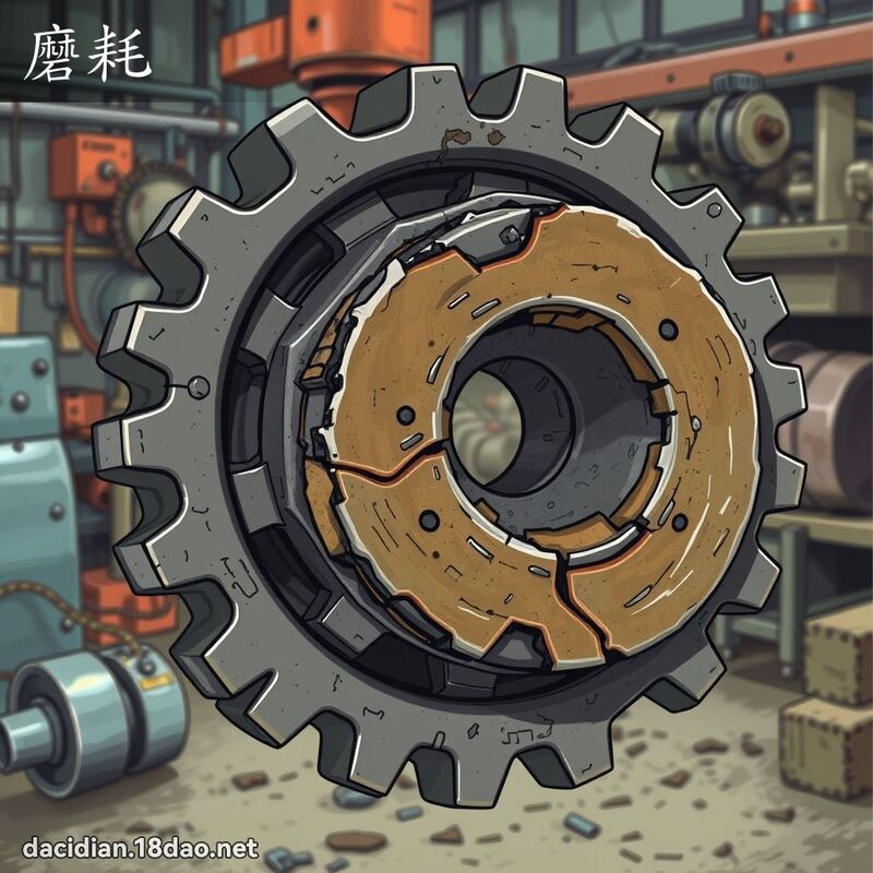 磨耗 - 國語大辭典配圖