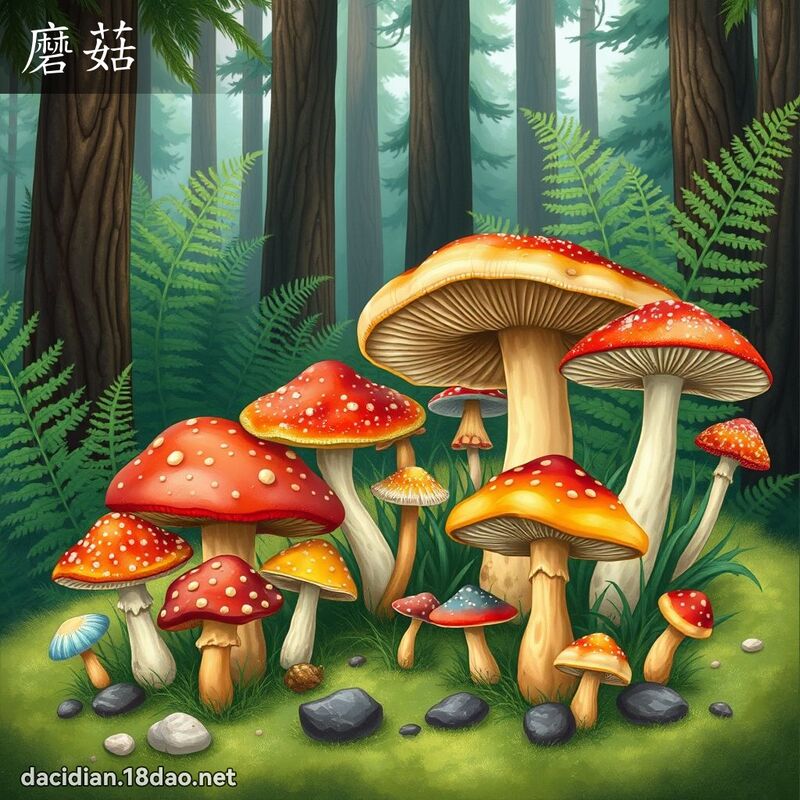 磨菇 - 國語大辭典配圖