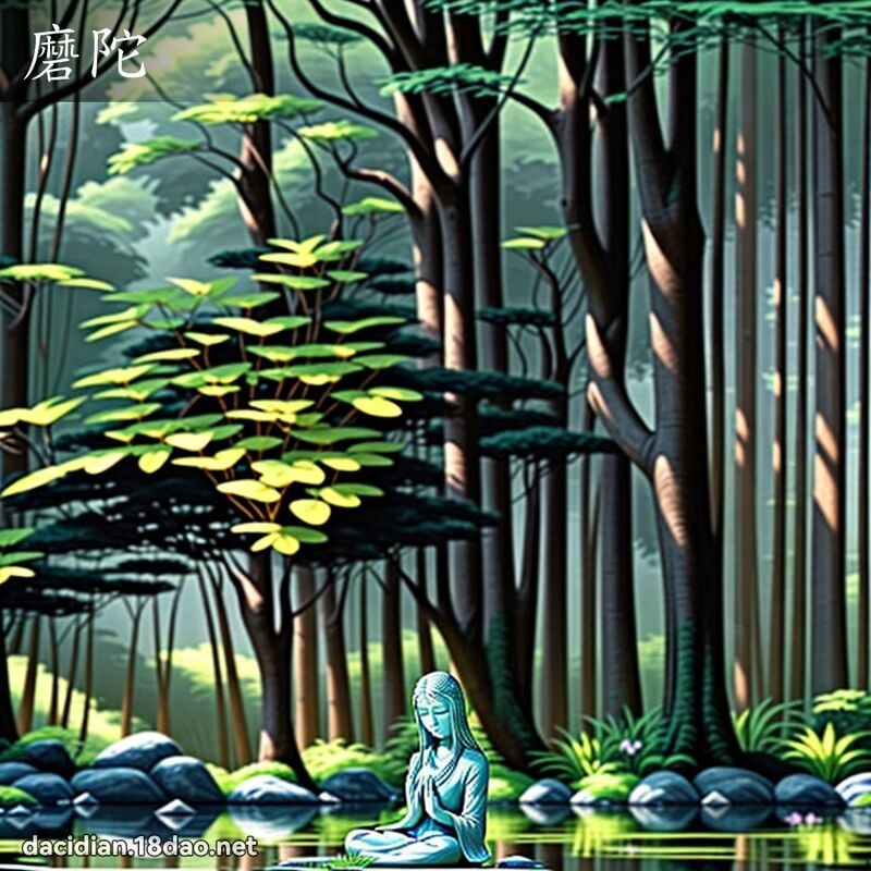 磨陀 - 國語大辭典配圖