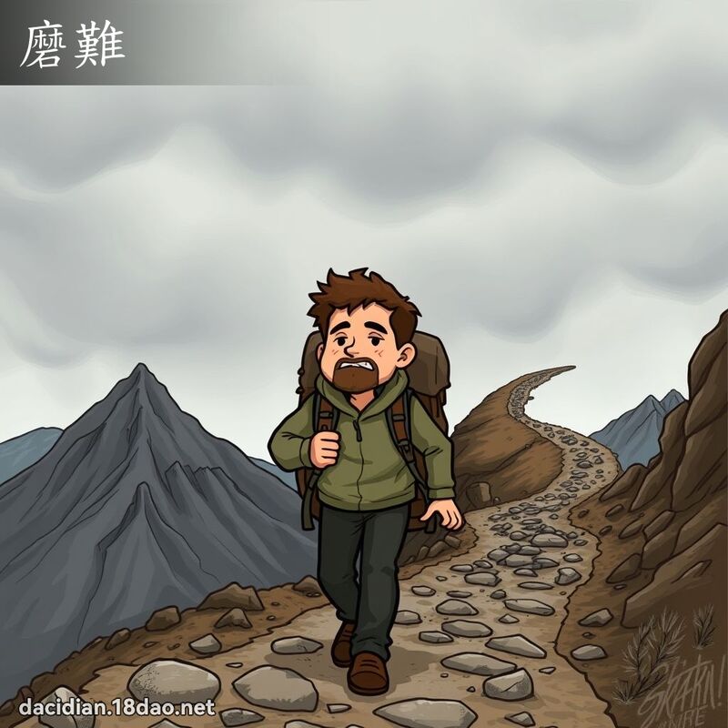 磨难 - 国语大辞典配图