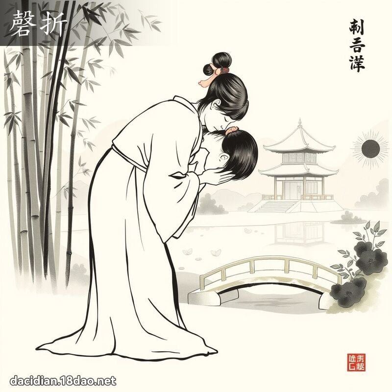 磬折 - 国语大辞典配图