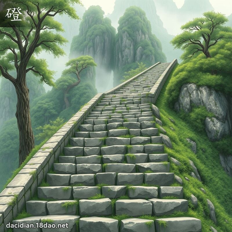 磴 - 国语大辞典配图