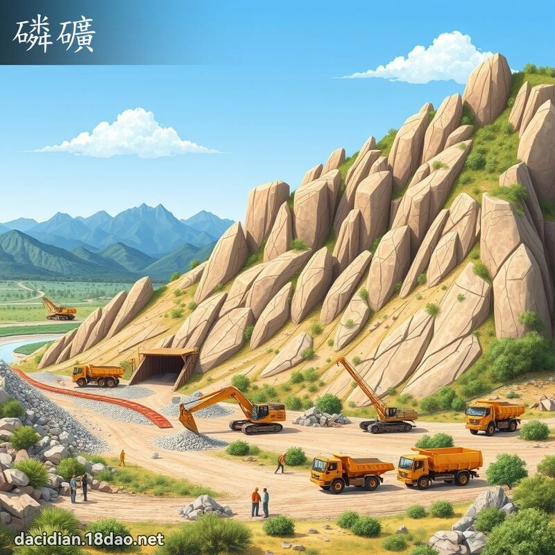 磷矿 - 国语大辞典配图