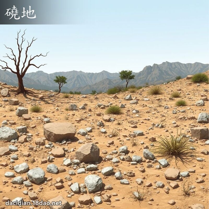 磽地 - 國語大辭典配圖