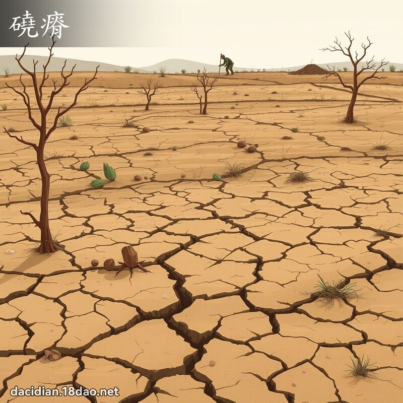 磽瘠 - 國語大辭典配圖