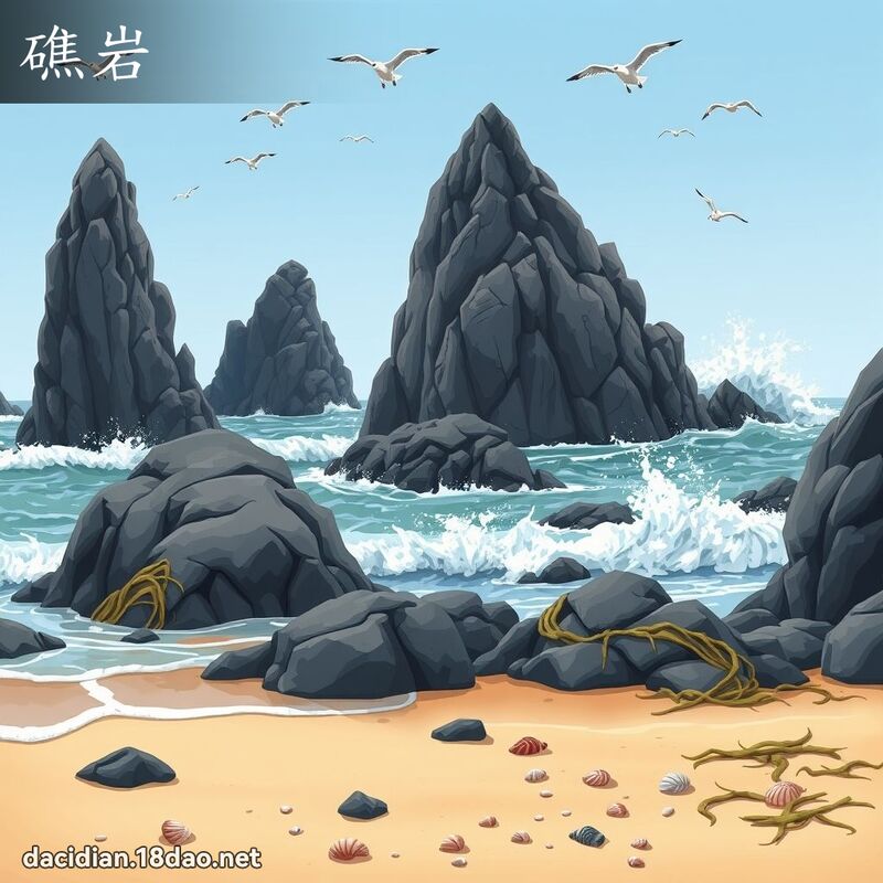 礁岩 - 国语大辞典配图