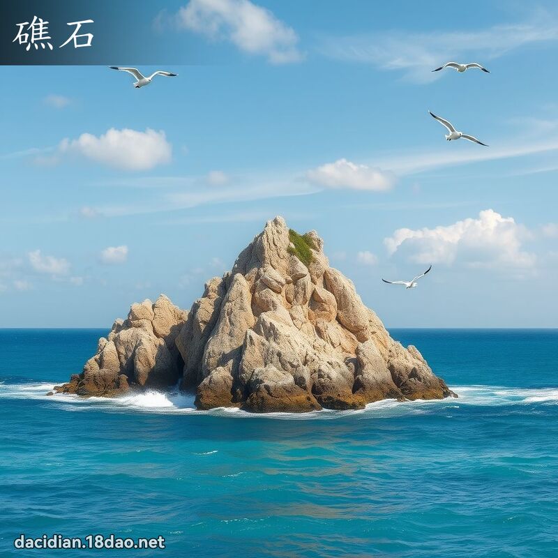 礁石 - 国语大辞典配图