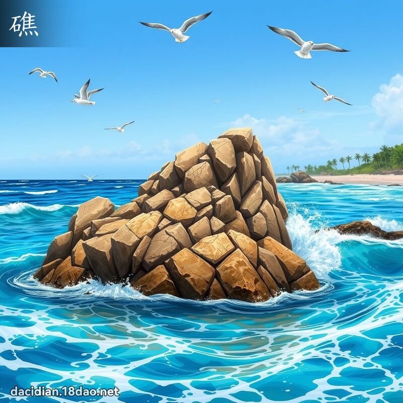礁 - 国语大辞典配图