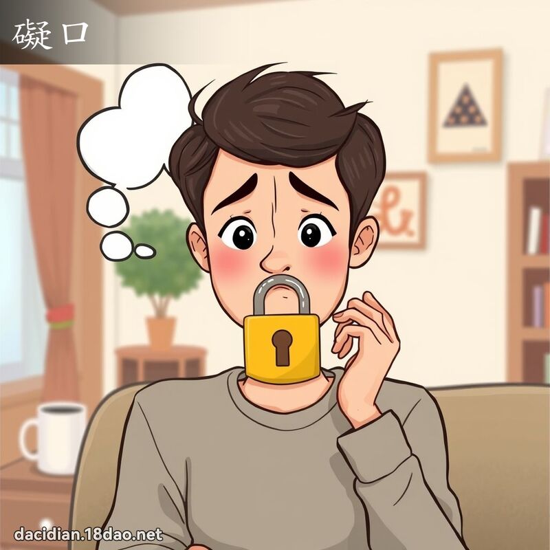 礙口 - 國語大辭典配圖