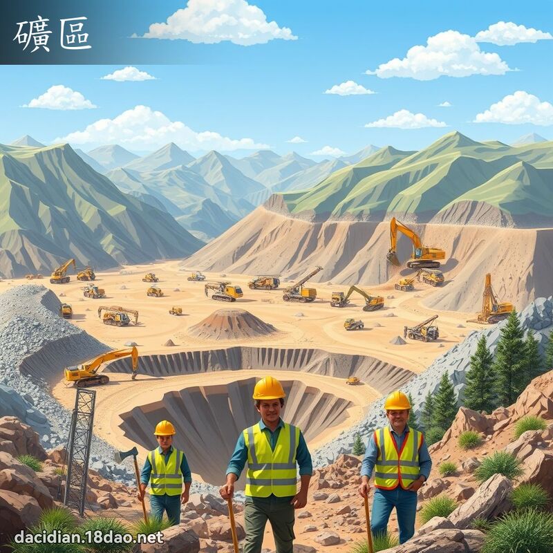 礦區 - 國語大辭典配圖