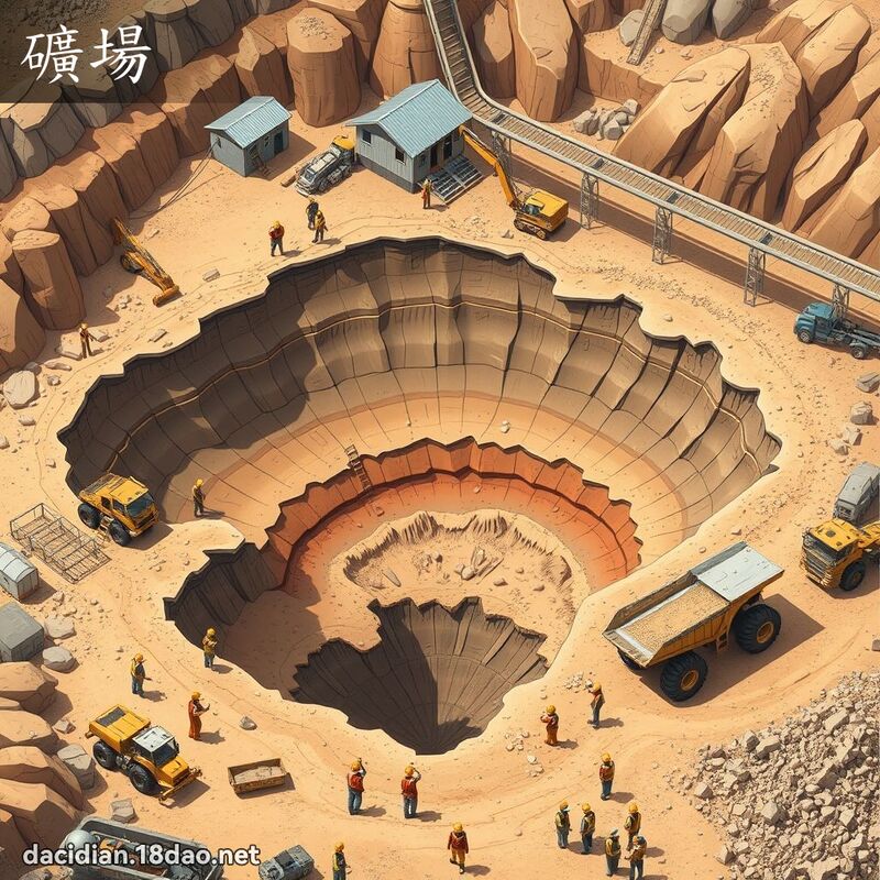 矿场 - 国语大辞典配图