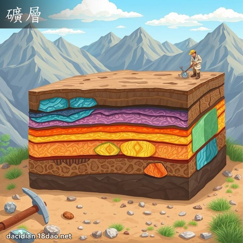 矿层 - 国语大辞典配图