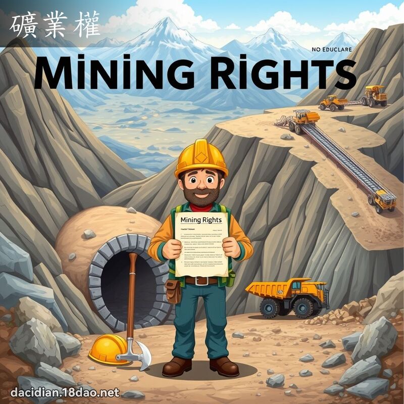礦業權 - 國語大辭典配圖