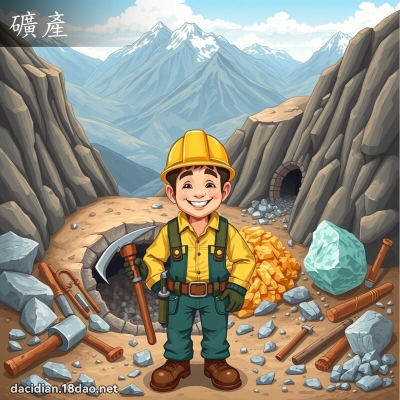 礦產 - 國語大辭典配圖