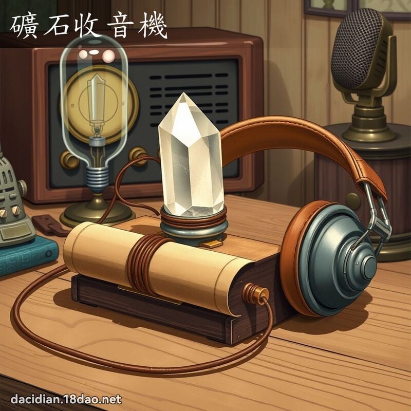 礦石收音機 - 國語大辭典配圖