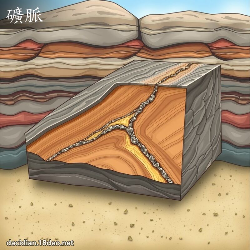 矿脉 - 国语大辞典配图
