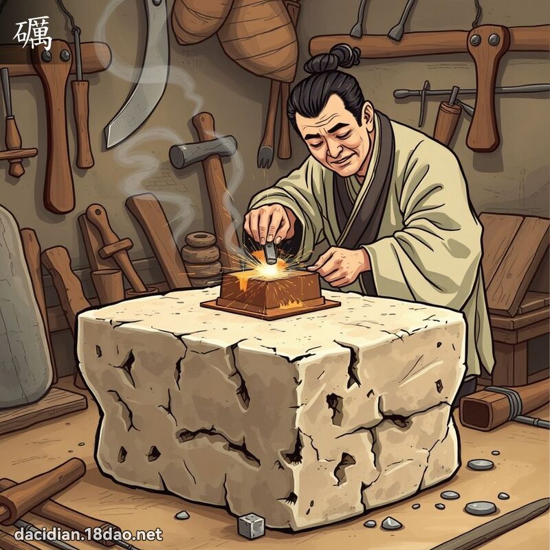 礪 - 國語大辭典配圖