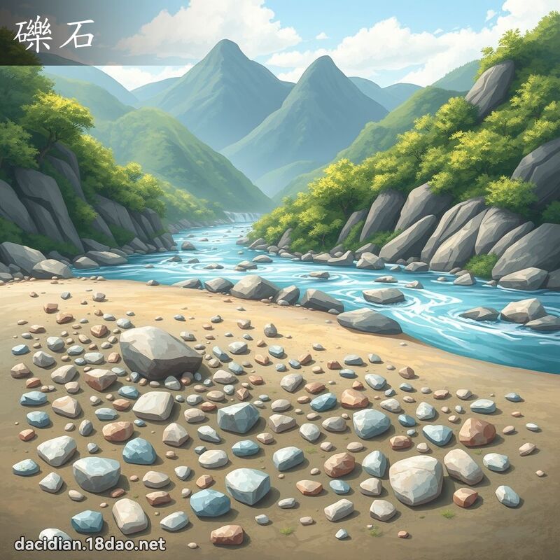礫石 - 國語大辭典配圖