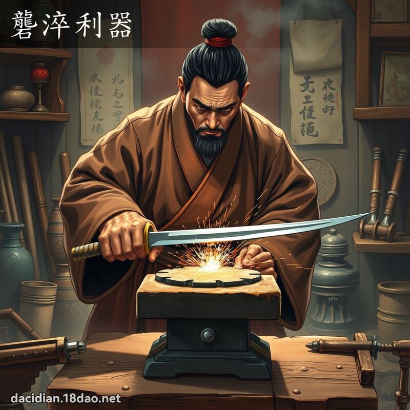 礱淬利器 - 國語大辭典配圖