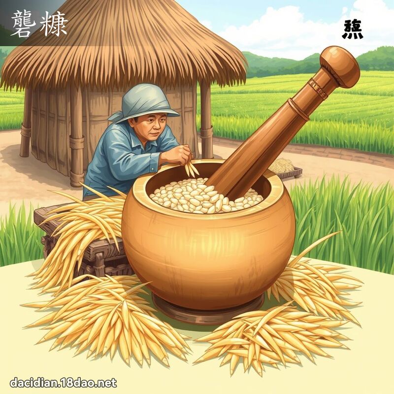 礱糠 - 國語大辭典配圖