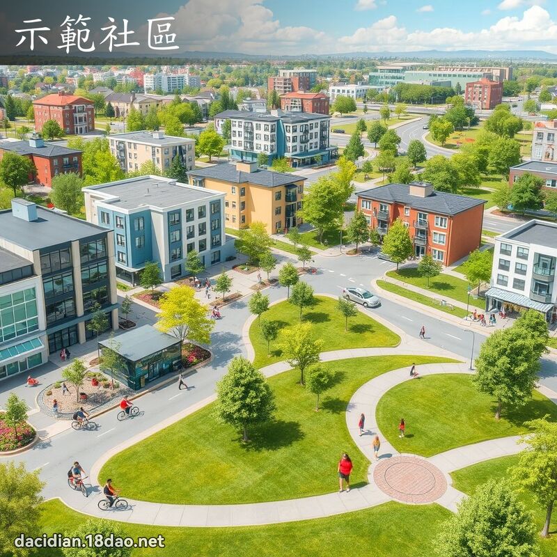 示范社区 - 国语大辞典配图