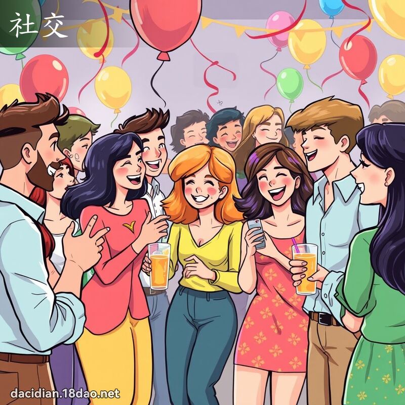 社交 - 國語大辭典配圖