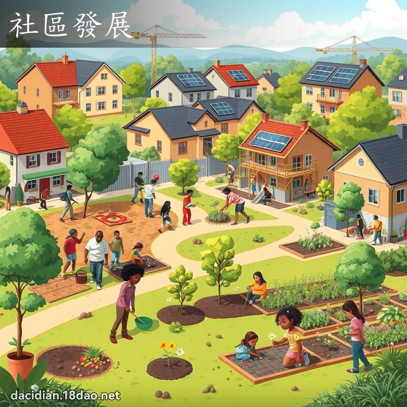 社區發展 - 國語大辭典配圖