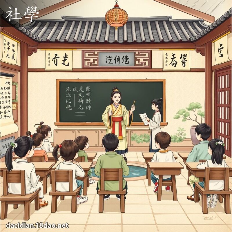 社学 - 国语大辞典配图