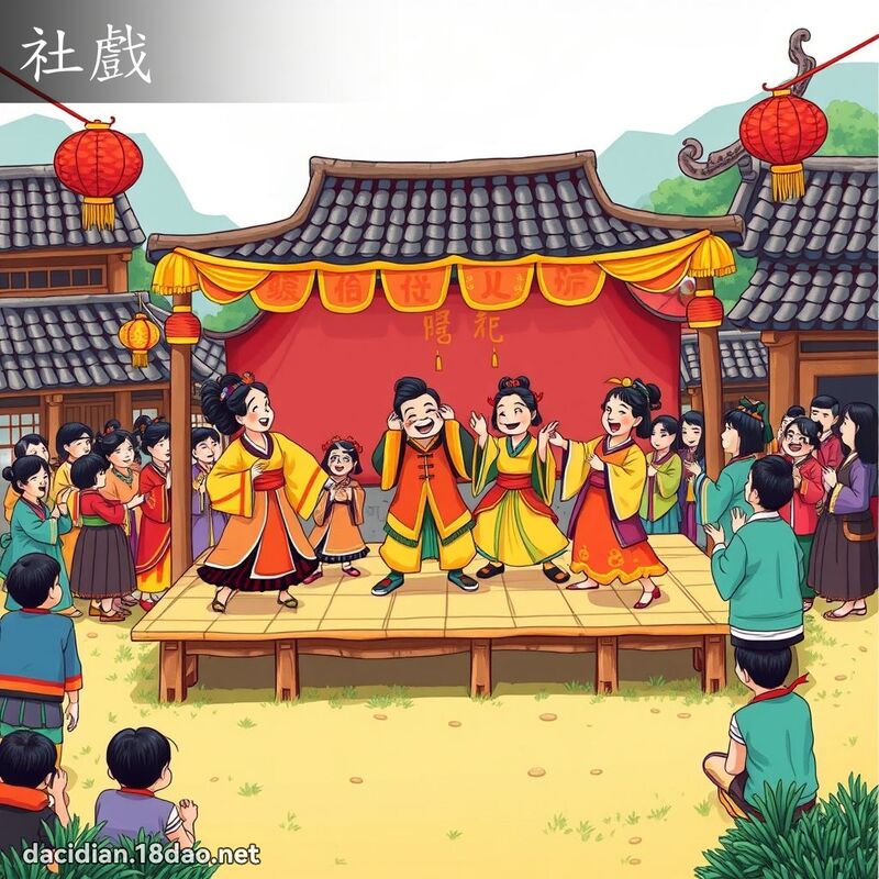 社戏 - 国语大辞典配图