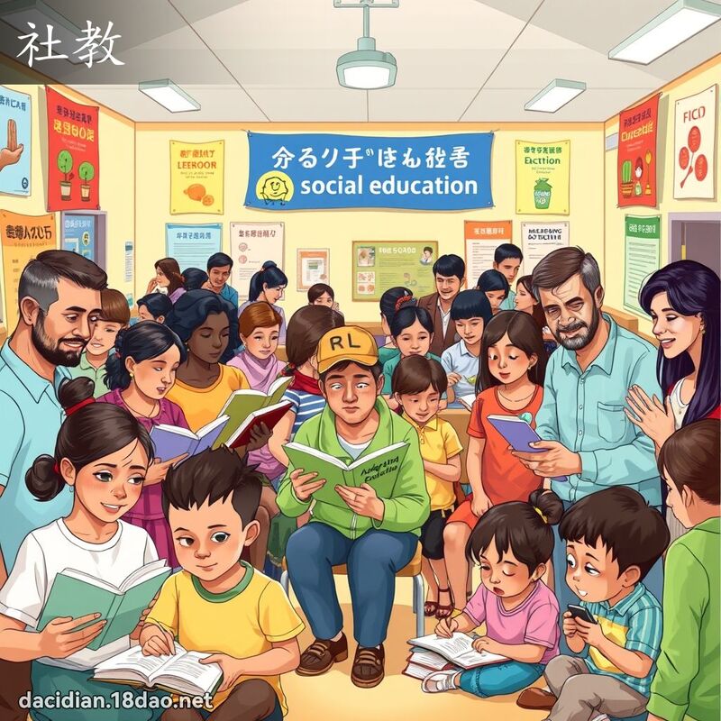 社教 - 国语大辞典配图