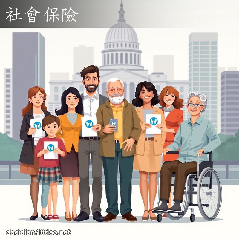 社會保險 - 國語大辭典配圖
